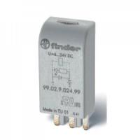 Модуль индикации и защиты 99.01.0.024.98, зеленый светодиод + варистор, 6…24VAC/DC