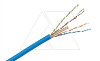 Кабель LCS³ U/UTP, cat.6, 4x2x24AWG, Ø проводника 0,530мм, медь, коробка 305м/13кг, синий, PVC