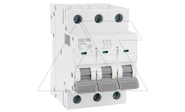 Авт. выключатель GYM9H-3P-3B, 3P, 3A, хар-ка B, 10kA, 3M