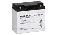 Батарея аккумуляторная Technocell TCL18-12, 12V18Ah, 167x181x77 HxLxW, 5.0kg, 10-12лет