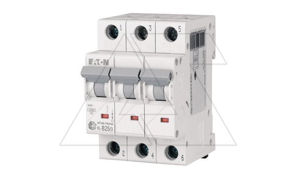 Авт. выключатель HL-B25/3, 3P, 25A, хар-ка B, 4.5kA, 3M