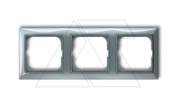 Basic 55 - Рамка на 3 поста (синий, блистер)