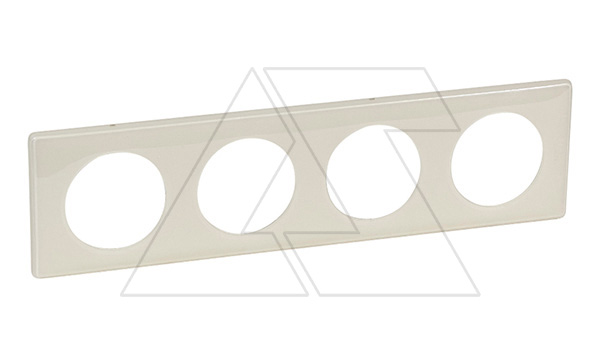 Celiane - Рамка 4 поста слоновая кость new