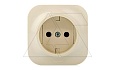Quteo - Розетка  2P,накладной монтаж, винт. зажимы, сл. кость от интернет-магазина amperkin.by