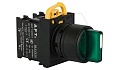 Переключатель PB3E, зеленый, I->0<-II, возврат, 2NO, 6A 230VAC/24VDC, с подсветкой без LED, 22mm, IP65 от интернет-магазина amperkin.by