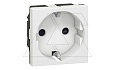 Mosaic - Розетка 2P+E, 2М, защ. шторки, пруж. зажимы, белый от интернет-магазина amperkin.by
