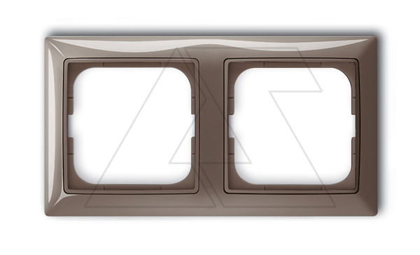 Basic 55 - Рамка на 2 поста (серый)