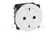 Celiane - Розетка 2P+E, с плоской лицевой панелью, пруж. зажимы, защ. шторки, белый от интернет-магазина amperkin.by