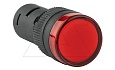 Индикатор светодиодный моноблочный AD16-16C, красный, LED 24VAC/DC, 16mm, IP50 от интернет-магазина amperkin.by