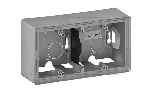 Valena Life - Коробка для накладного монтажа 2поста, алюминий