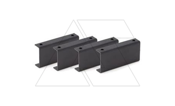 Комплект для соединения шкафов, универсальный, металл, черный