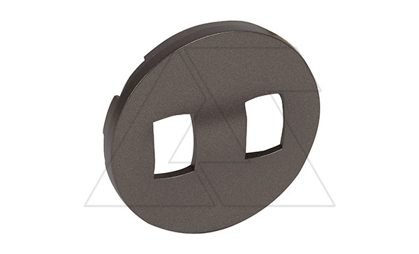 Celiane - Лицевая панель для рычажкового выключателя двойного графит