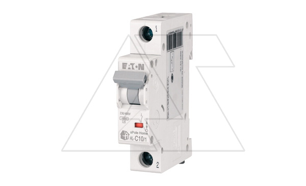 Авт. выключатель HL-C10/1, 1P, 10A, хар-ка C, 4.5kA, 1M