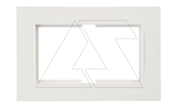 Rita - Рамка двойной розетки, белый