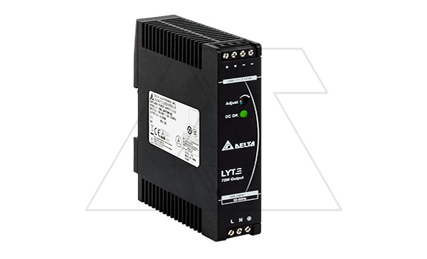 Блок питания импульсный Lyte, 75W, 3.125А, 85_264VAC / 24VDC, DIN35, винт.клеммы, пл.корпус Блок питания импульсный Lyte, 75W, 3.125А, 85_264VAC / 24VDC, DIN35, винт.клеммы, пл.корпус