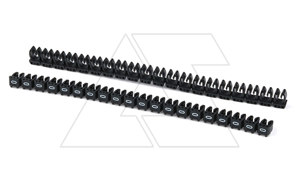 Маркировка кабельная KE2 d=1,5...2,5mm - «0» (черный) упак.500 шт