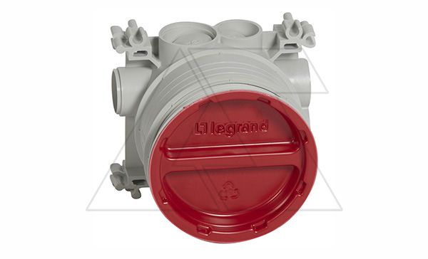 Монтажная коробка для монолитного бетона или фальшпола для блоков розеточных 897ХХ