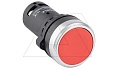 Кнопка плоская моноблочная, без фиксации, красная, 1NO+1NC, IP64 от интернет-магазина amperkin.by