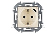 Inspiria - Розетка 2P+E нем. стд., с USB Type С, 1500mA - 5В (сл. кость) от интернет-магазина amperkin.by