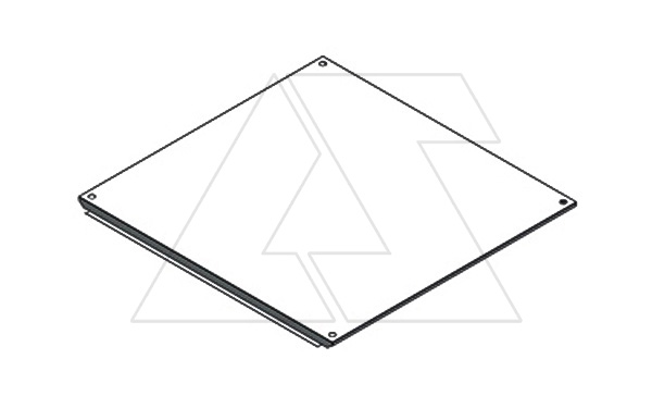 Крыша щита NEO 700x600мм (ШxГ), RAL7035, IP55