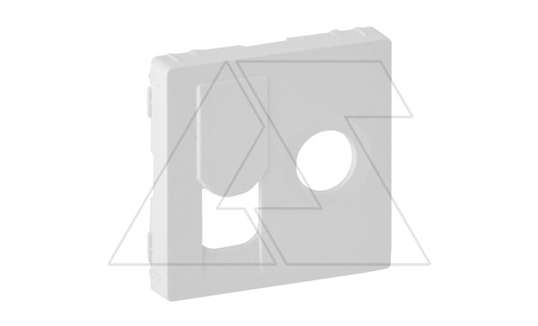 Valena Life - Лицевая панель розетки TV-RJ45, белая