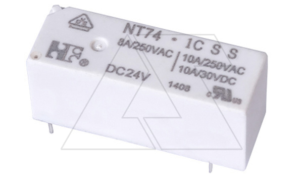 Реле NT74 1C S S 8 DC24V, 8А(250VAC/30VDC), 1CO, AgSnO2, 24VDC, IP67