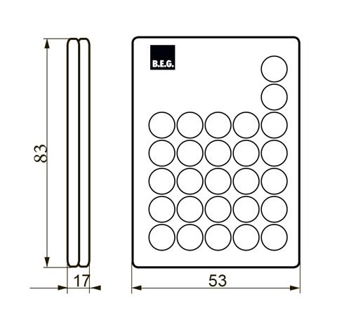 Пульт настройки и управления B.E.G. IR-PD-DALI-LD