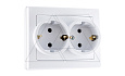 JOWISZ - Розетка 2x2P+E, белый от интернет-магазина amperkin.by