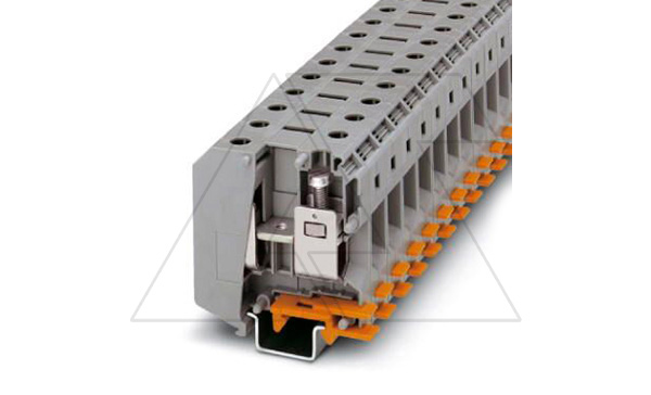 Клемма для высокого тока UKH 50 /20mm, винтовая, 2 присоед., 50(max 70)mm2, 150A, 1000V, серая