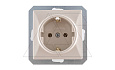OPAL - Розетка 2P+E, бежевый от интернет-магазина amperkin.by