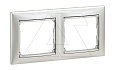 Valena - Рамка 2 поста верт/гориз, алюминий от интернет-магазина amperkin.by