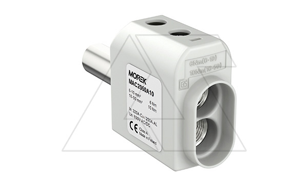 Изолированный коннектор SR 2x50RB, 2x6...50мм2, 690VAC/DC