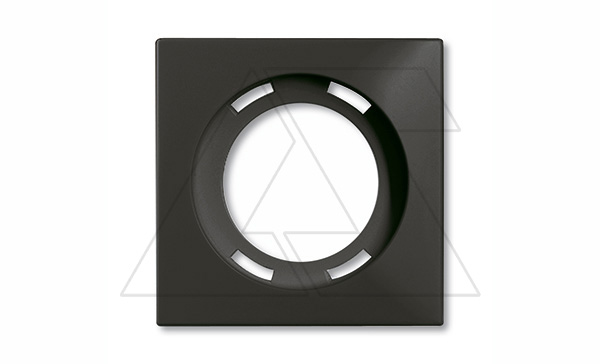 Basic 55 - Лицевая панель для световых сигнализаторов скрытой установки (шато-черный)