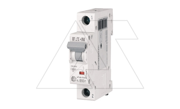 Авт. выключатель HL-B50/1, 1P, 50A, хар-ка B, 4.5kA, 1M