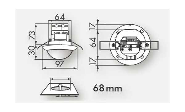 Датчик присутствия B.E.G. PD4-M-DALI/DSI-FC от интернет-магазина amperkin.by