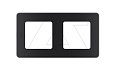 Inspiria - Рамка 2 поста (антрацит) от интернет-магазина amperkin.by