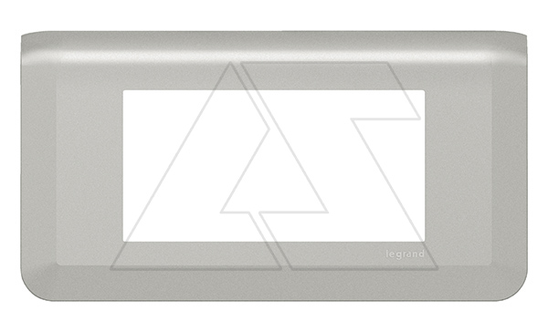 Mosaic - Рамка 4М, горизонтальная, алюминий (суппорт 80252)