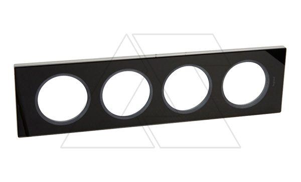 Celiane - Рамка 4 поста смальта графит