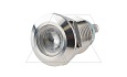 Индикатор FM12L, белый, LED 24VAC/DC, 12mm, винт. зажим, нерж. сталь, IK10, IP67 от интернет-магазина amperkin.by