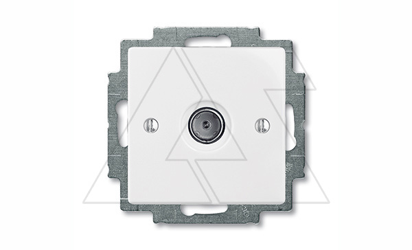 Basic 55 - Розетка TV простая 2400MHz (белый, блистер)