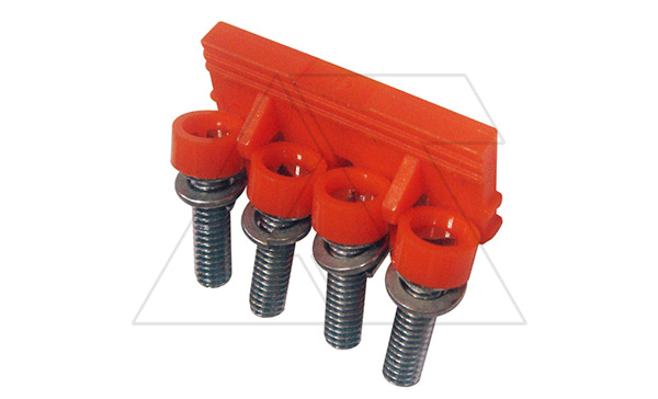 Скользящая перемычка SLS4 на 4 полюса, для клемм измерительных с размыкателем CDS6U, 41A, красная