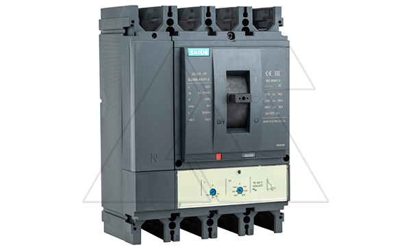 Авт. выключатель SDM6-400F 4P, In=400A, TMA Ir=0.7_1In, Ii=5_10In, Icu/Ics=36kA/400V