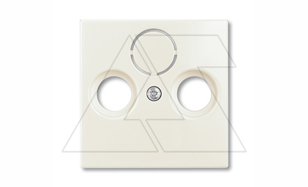 Basic 55 - Лицевая панель для телевизионной розетки TV-RD-SAT (шале-белый)