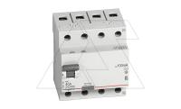 УЗО Legrand RX3, электромеханическое, 4P, 40A, 10kA, 100mA, тип AC, 4M