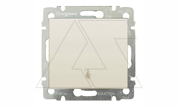 Valena - Кнопка с пиктограммой лампы, сл.кость