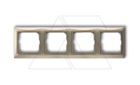 Basic 55 - Рамка на 4 поста (бежевый)