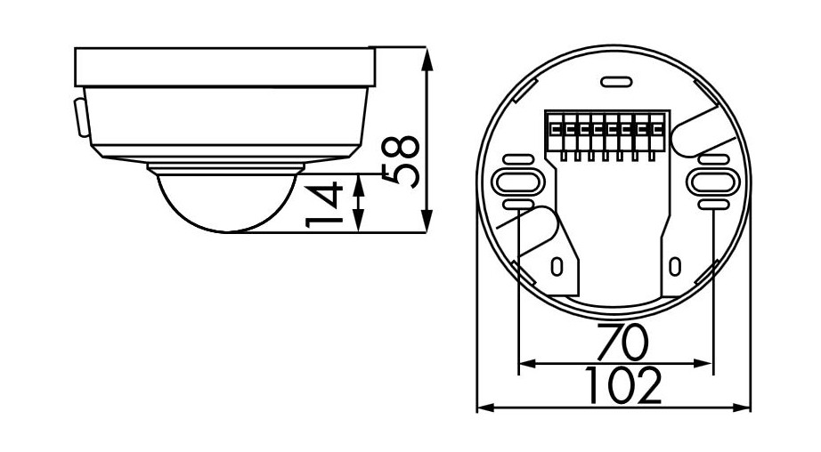Датчик присутствия B.E.G. PD2-M-DALI/DSI-1C-SM от интернет-магазина amperkin.by