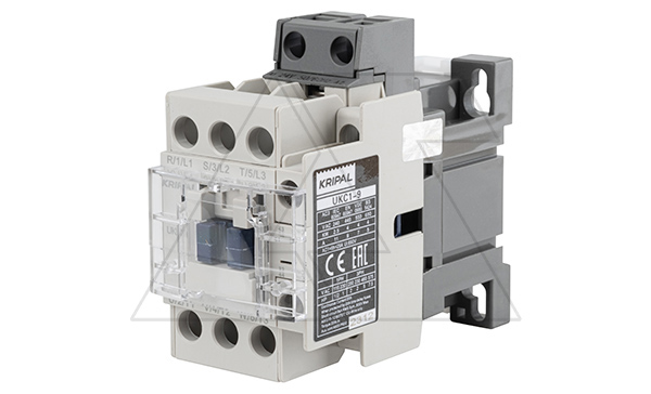 Контактор UKC1-9-11-24AC, 3P, 9A(AC-3), 25A(AC-1), 4kW(400VAC), Uк=24VAC, 1NO+1NC