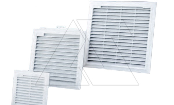 Фильтр-решетка (ABS термопластик), 325x325мм, RAL7035, IP54