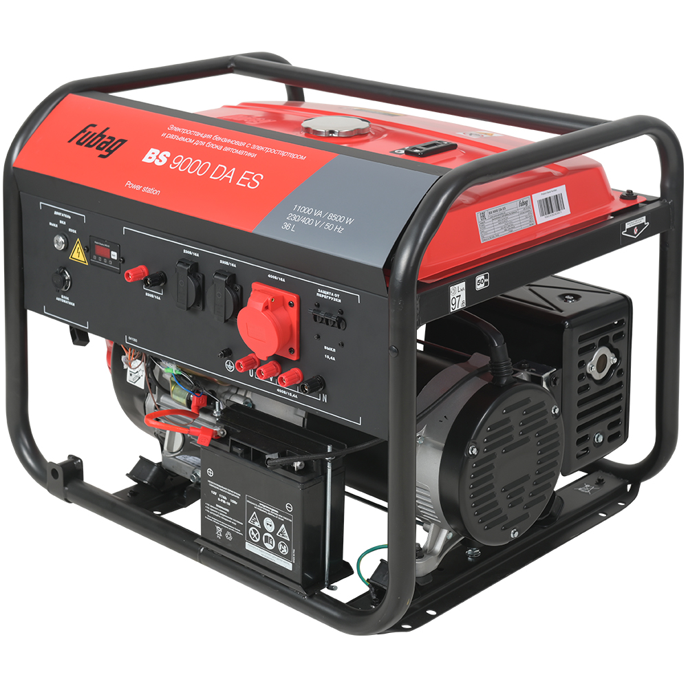 Генератор бензиновый FUBAG BS 9000 DA ES с электростартером и коннектором автоматики от интернет-магазина amperkin.by
